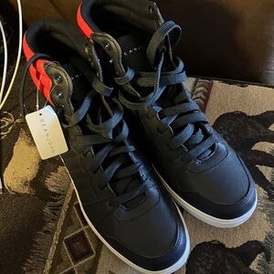 Sean John Blue Sneakers with Red Highlights New in the box